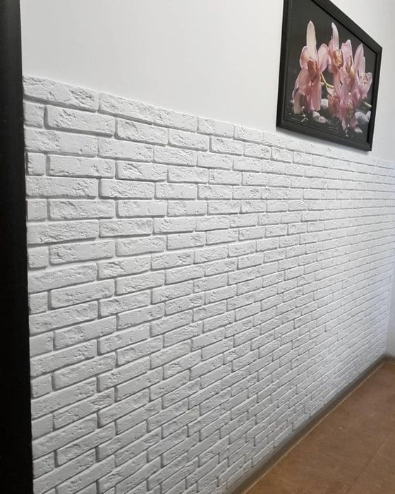 Parede de tijolo aparente em gesso – decoração elegante para casa