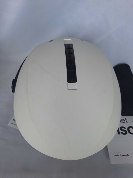 Kask narciarski Uvex Instinct Visor White Black Mat M 56-58cm