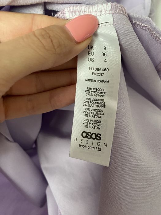 Sukienka mini z odkrytymi plecami Asos
