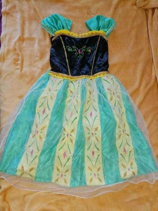 Карнавальный костюм анна холодное сердце 3-4-5, 5-6, 7-8, 8-9,9-10 лет