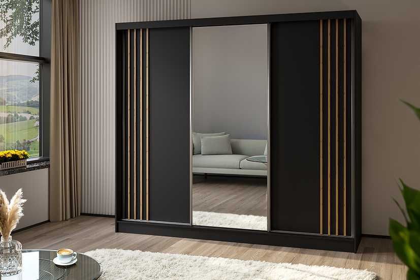 Duża pojemna szafa LENA 240 cm - różna kolorystyka . Szybka wysyłka