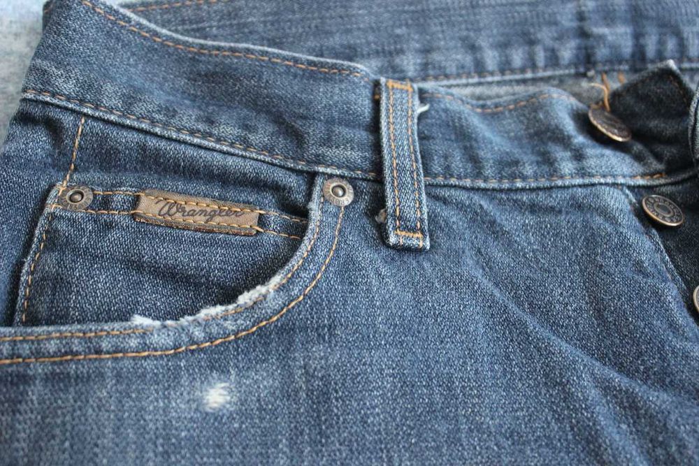 Wrangler Dakota W30 L32 - Spodnie jeansy dżinsy stalowe, szare