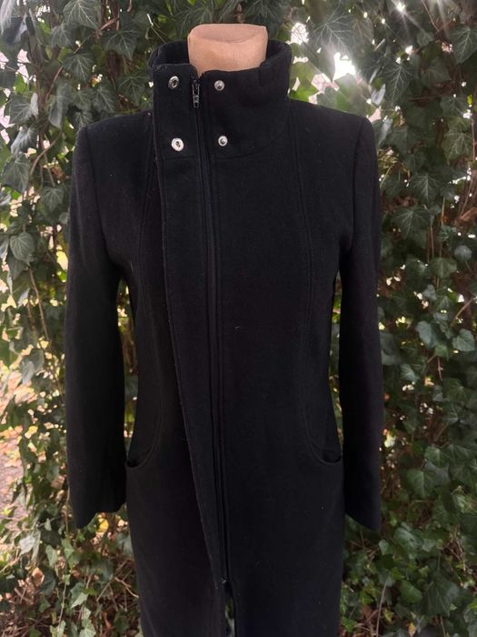 wiosenny wełniany płaszcz topshop