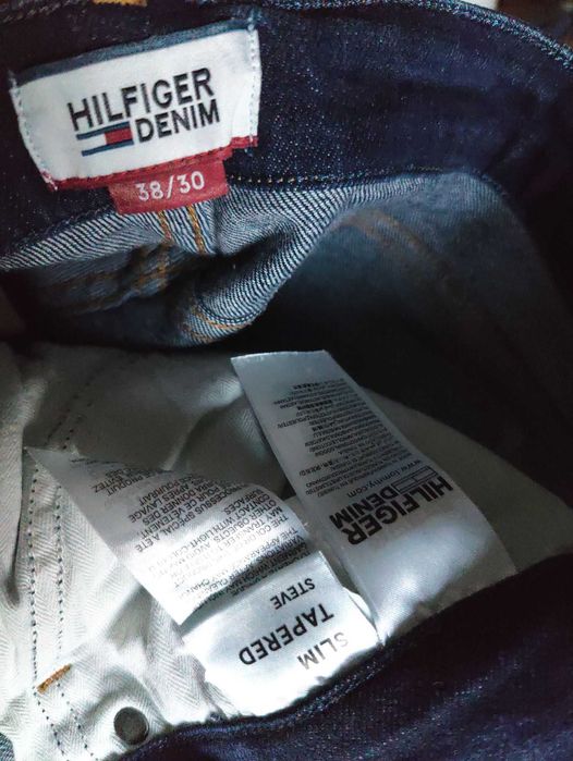 Джинсы Tommy Hilfiger jeans USA w38 stretch navy.