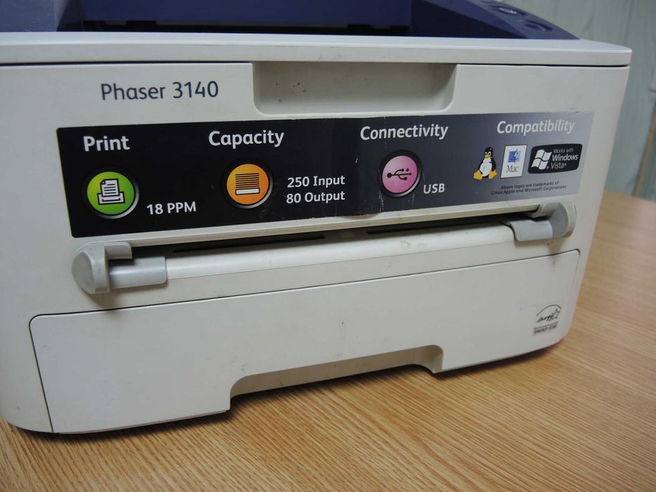 Принтер Xerox Phaser 3140, А4, черно-белый.