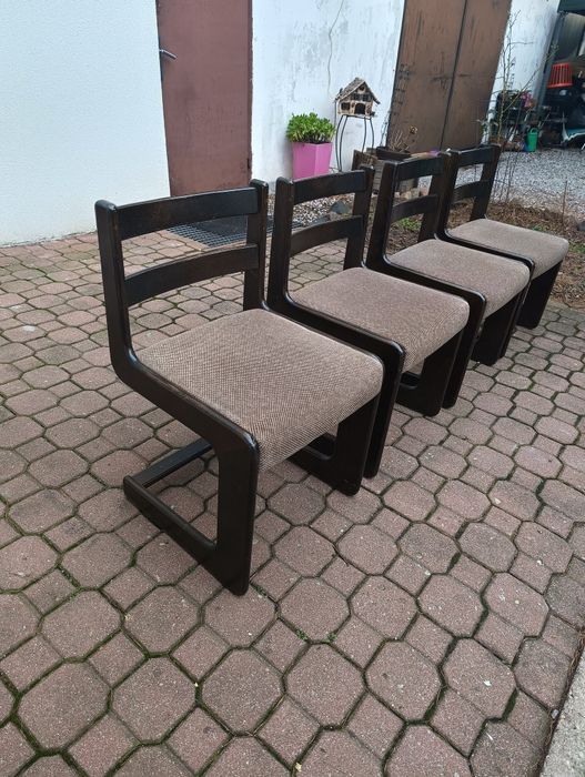 Unikat Casala krzesła z lat 60-tych vintage loft 4 sztuki jedyne takie