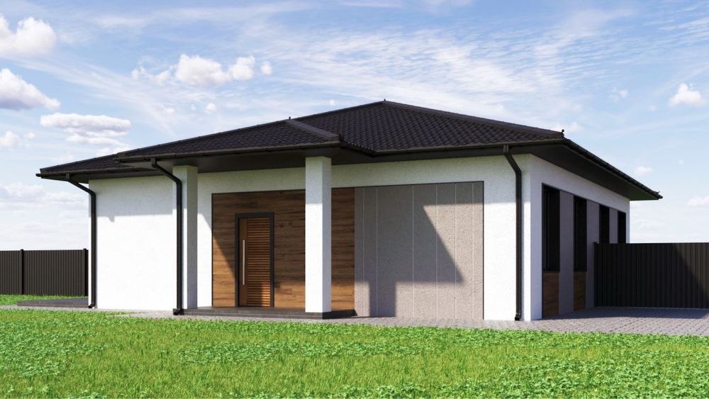 Будинок-дуплекс по ціні квартири біля озера