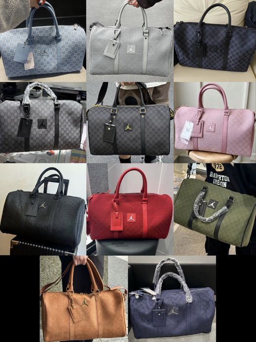 Дорожня сумка Air Jordan Monogram Duffle Bag зелена ОРИГІНАЛ