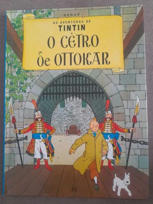 Vendo 4 livros da coleção "As Aventuras de Tintin"