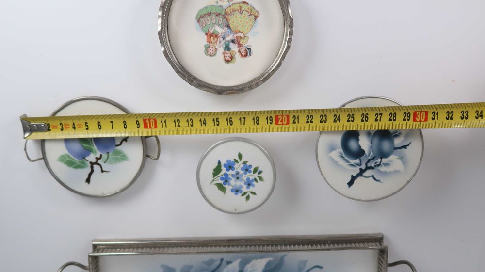 Conjunto de majolicas antigas