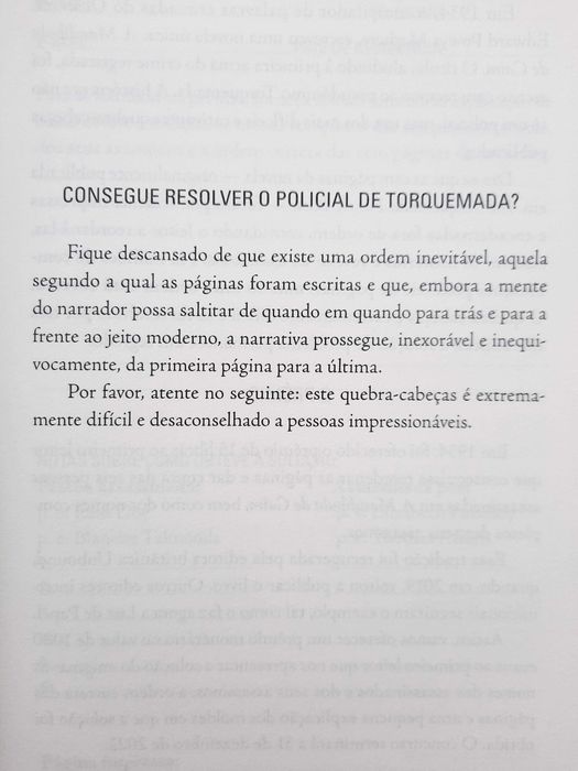Será que consegue solucionar o mistério dos seis assassinatos?
