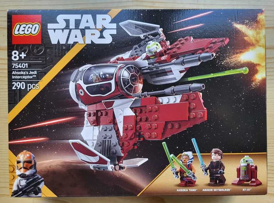 LEGO 75401 Star Wars Interceptor Jedi Ahsoki -NOWE -NAJTANIEJ na RYNKU