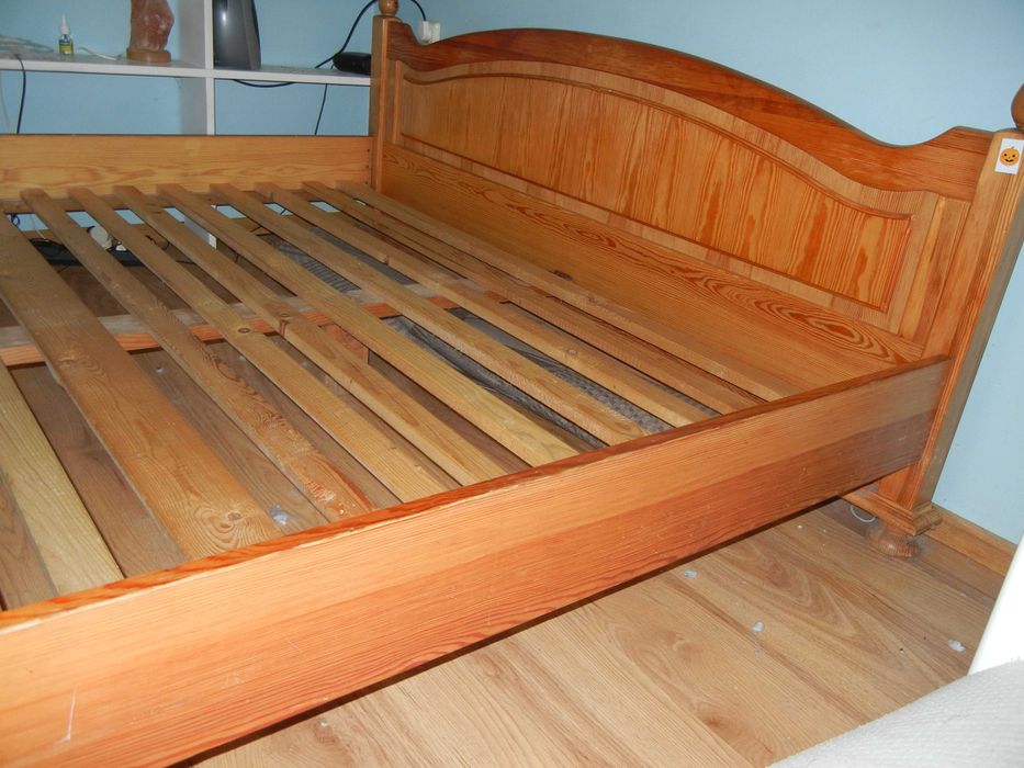 łoże łóżko małżeńskie 180x200 lite drewno dębowe?