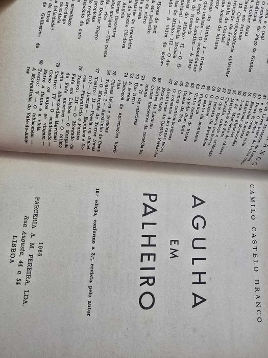 Agulha em Palheiro - Camilo Castelo Branco
