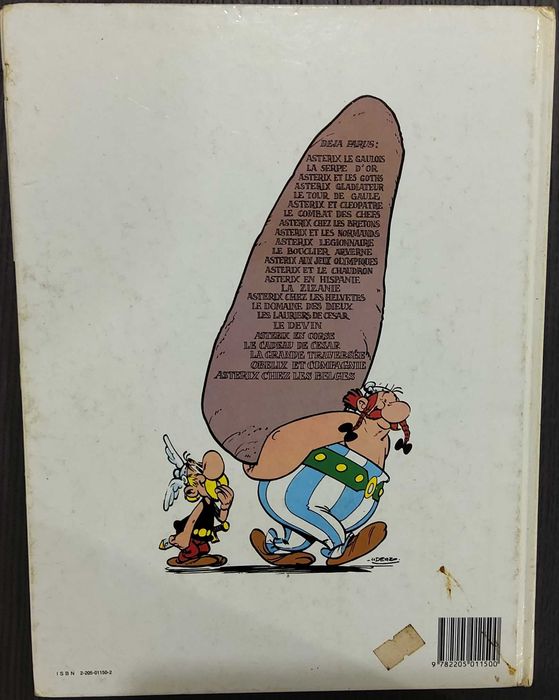 Axtérix Chez Les Belges - Edição Dargaud de 1986