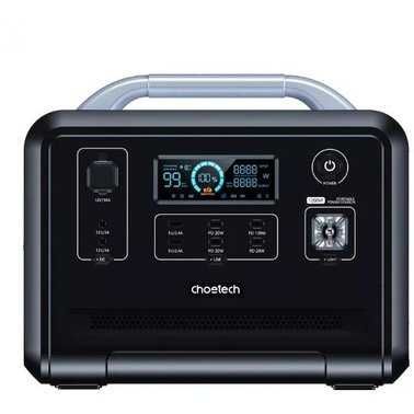 Зарядна станція Choetech 1200W 300000mAh 960Wh Black (BS005)