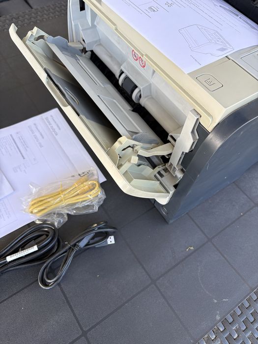 Drukarka laserowa HP LaserJet P2055dn sieciowa, duplex, toner 77%, komplet kabli