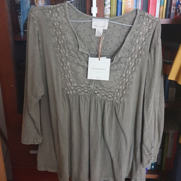 Nowa bluzka boho 2XL firmy Cynthia Rowley