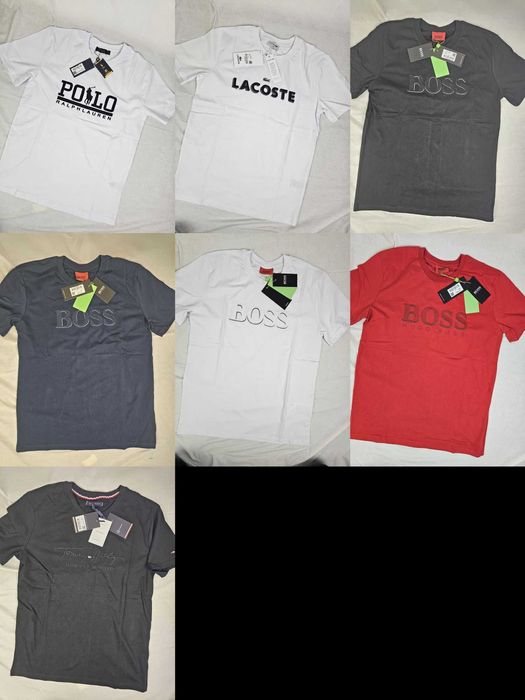 Koszulka tshirt ralph boss lacoste meska boss kolory