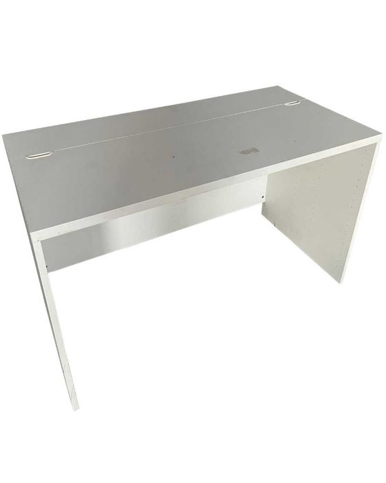 Biurko białe, beżowe, brązowe