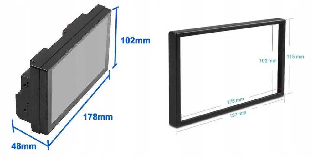 RADIO 2DIN Android 16 VW CARAVELLE V T5 2003- 2009 GPS BT 4/64GB Wyprz