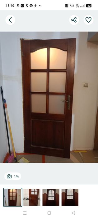 Drewniane drzwi wewnętrzne