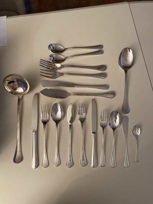 Talheres com banho de prata