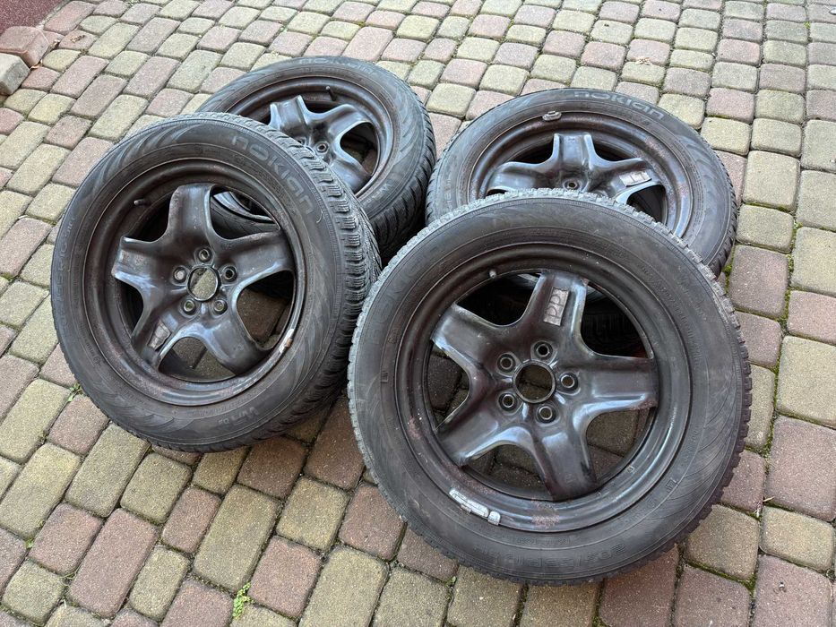 ZESTAW 4szt felgi plus opony zimowe NOKIAN WR D3 205/55 R16 91H !