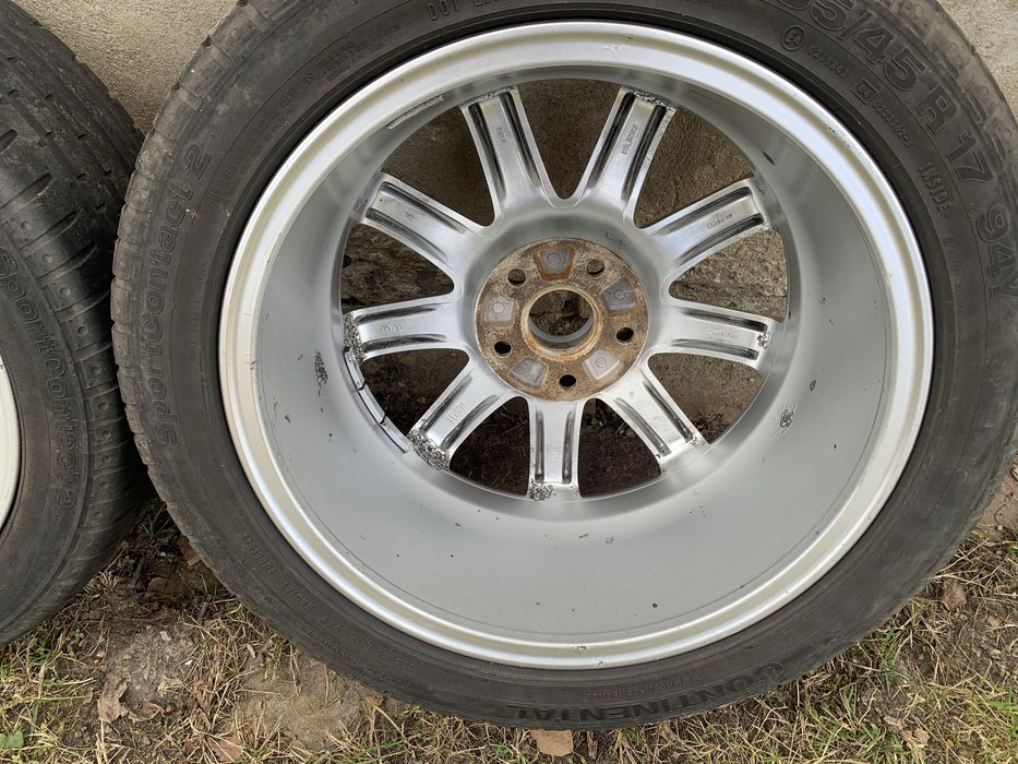 Kola felgi aluminiowe Audi 235/45R17 opony Continental