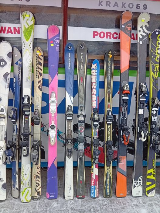 Narty po 100 zł. Sprawne.Serwisowane. Przecena. Serwis Krako59.