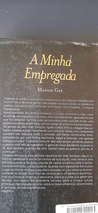 Livro: A minha empregada de Maggie Gee