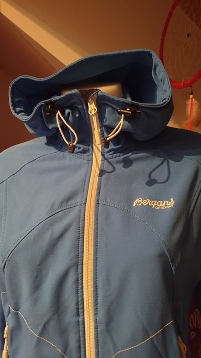 Bergans kurtka deszczoszczelna/wiatroszczelna damska S/M niebieska