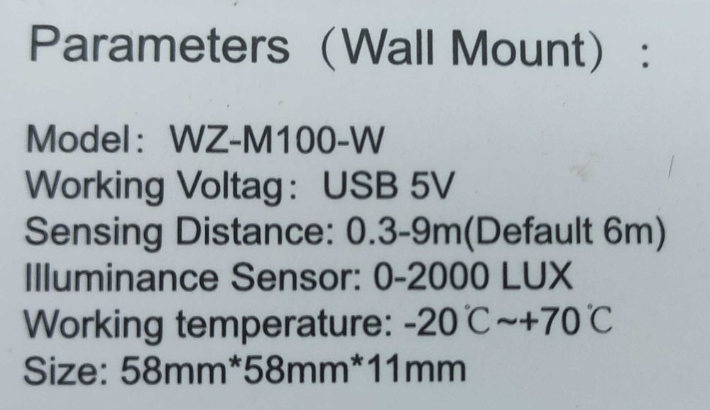 Датчик присутності людини Tuya Zigbee