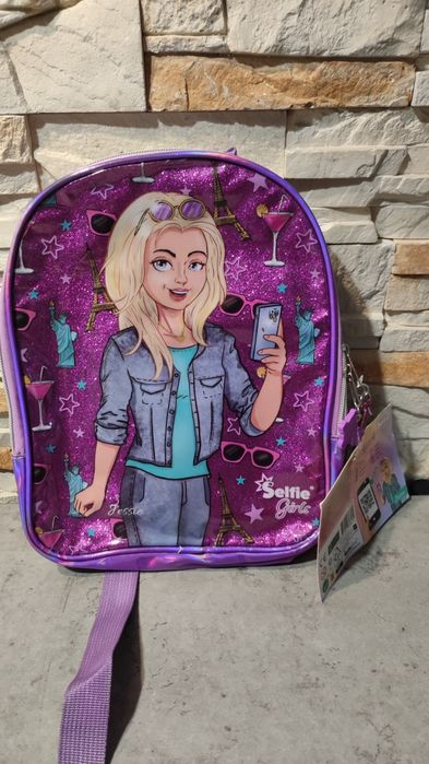 Plecak dziewczęcy świecący