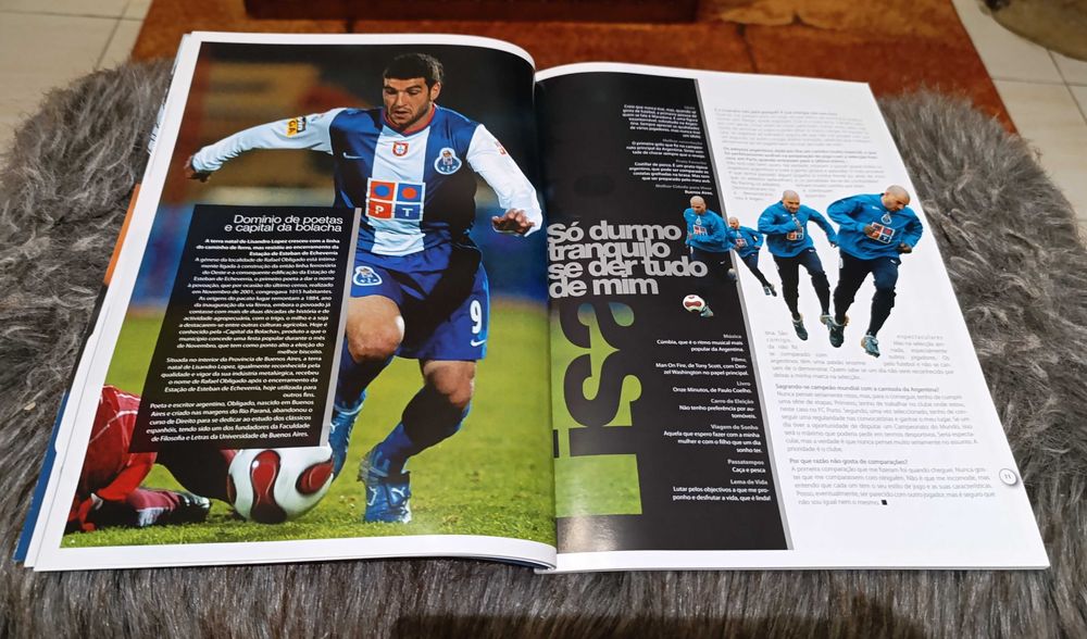 Revista Futebol Dragões Nº 258 de 2007 - Especial Lisandro