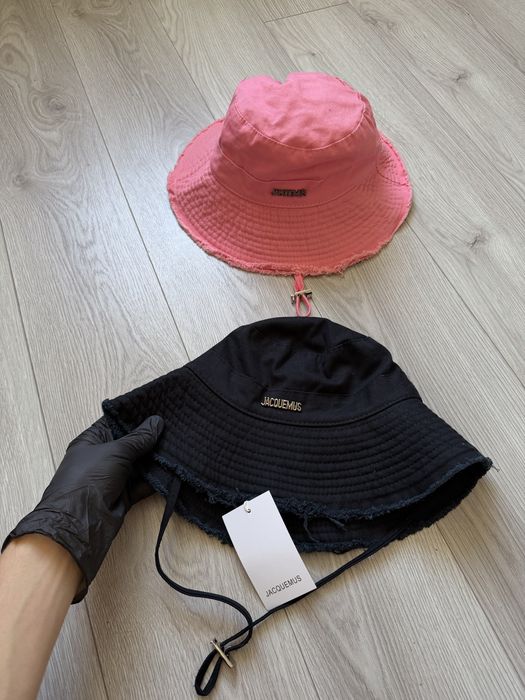 Панама Jacquemus чорна панама Жакмюс панама жак мюс