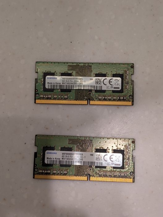Pamięć RAM 2x4GB Sodimm Samsung DDR4 3200MHz