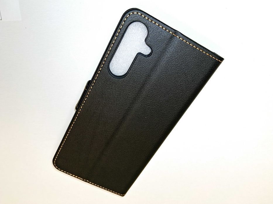 Z266 Ganbary Etui Portfel Samsung Galaxy A15 4G/5G Skóra PU Czarny