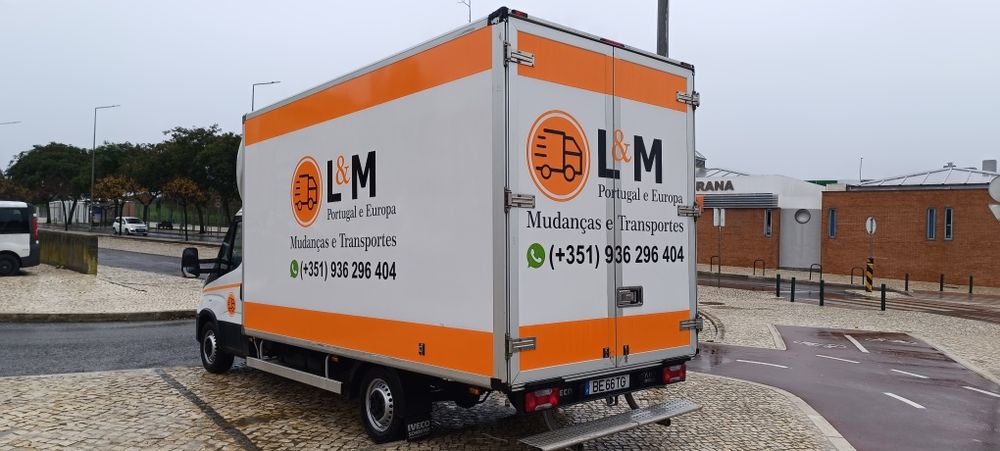 Mudanças e transportes em Portugal e Europa. Orçamento imediato.
