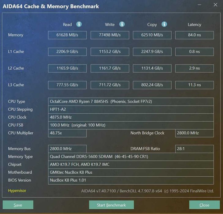 Samsung DDR5 16GB (2x8GB) 5600MHz SO-DIMM для ноутбука/Міні-ПК