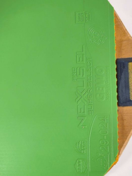 Raquete tênis de mesa nível profissional ofensiva como nova