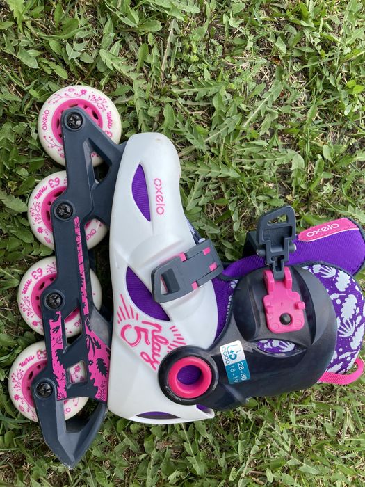 Продам дитячі ролики OXELO Play 5 (розмір 28-30)+ захист і шолом
