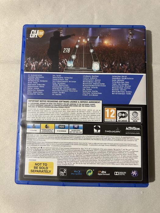Jogo Guitar Hero para ps4