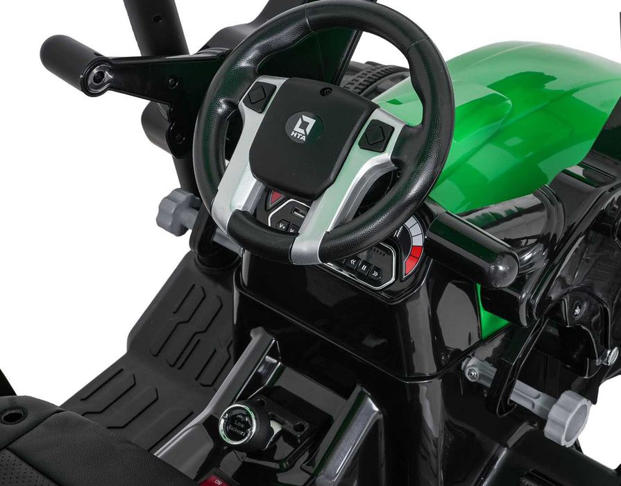 Pojazd Elektryczny dla Dzieci - Traktor D68 z Przyczepką