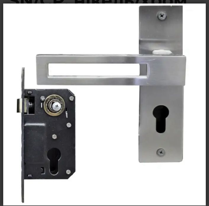 Комплект врізний з ручками під ключ Tech UL 62204ET SN CPнікель хром