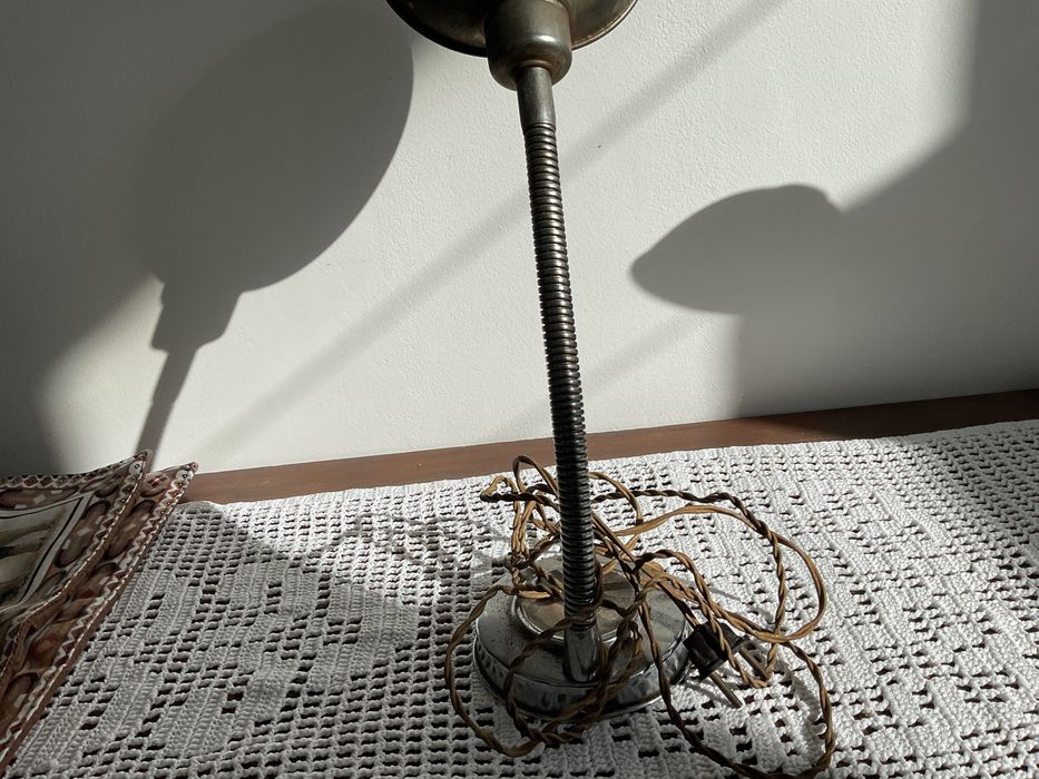 Vintage lamp, silver with lead 45/50+years old