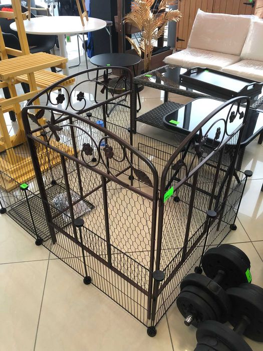 Płot metalowy Palisada ogrodowa Wtykowa ozdobna Vintage Retro