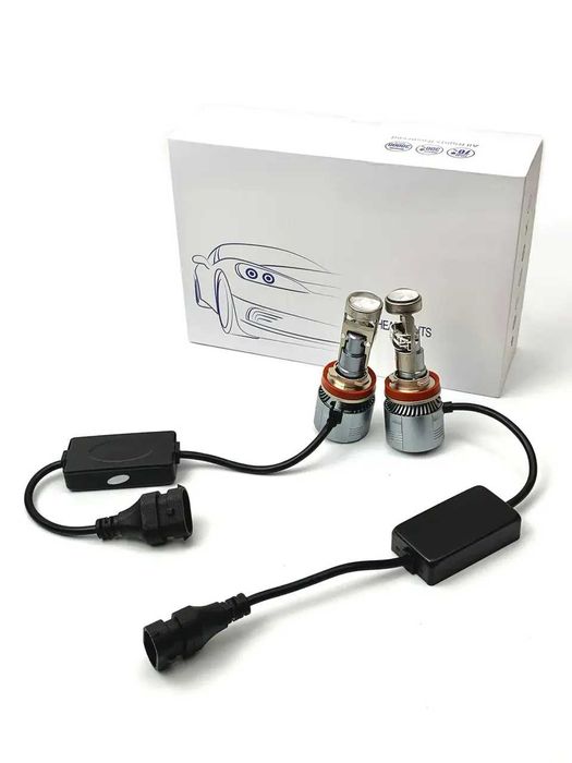 Минилинзы LED лампы  h11 h7 h4 9005 9006 с линзой 12-24V мінілінзи