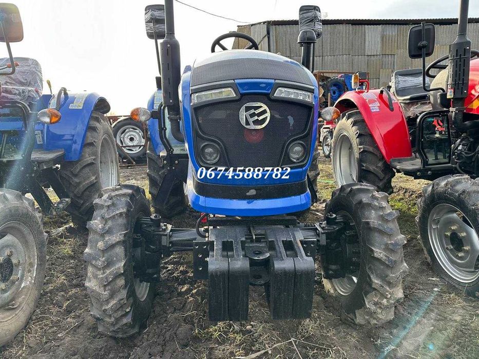 Донфенг Dongfeng 244-DG2 трактор з реверсом 2-х диск зчеп 4х4 Доставка