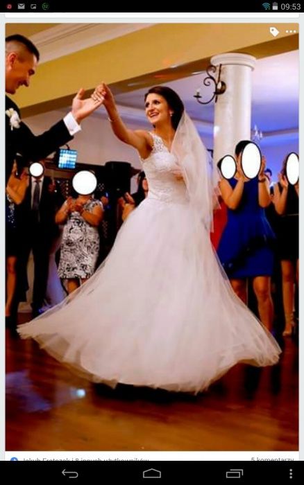 Suknia ślubna biała